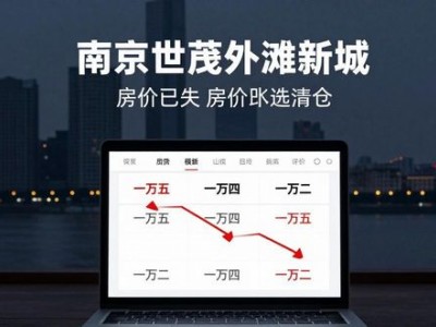 南京世茂外滩新城房价4年跌430万，江景房也不保值了