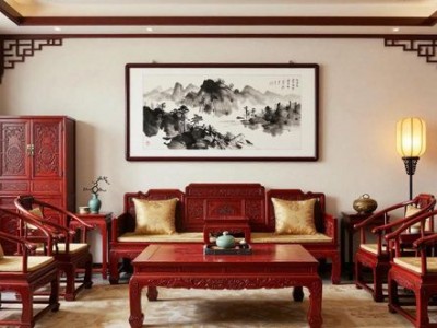 中式古典客厅怎么装？看这3个典雅效果图