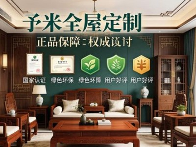 中式新古典装修，选予米全屋定制真材实料