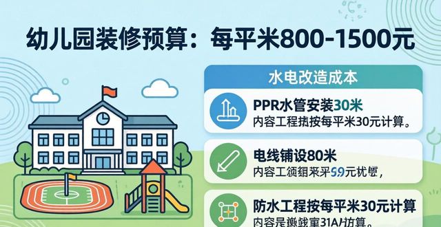 高档幼儿园装修多少钱一平方_幼儿园装修预算_幼儿园装修费用