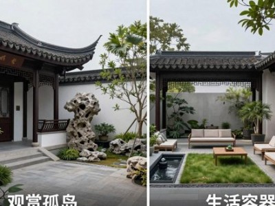新中式庭院和古典有啥不同？5点讲清装修区别