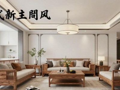 中式新古典风怎么装？记住白+木+黑