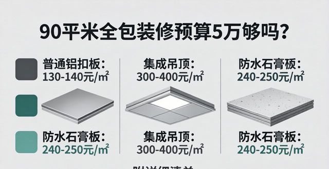 90平米装修预算清单_140平米半包装修预算_90平米全包装修价格
