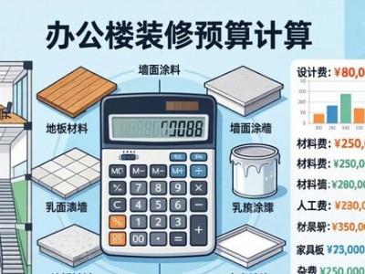 办公楼装修预算怎么算？五大费用一看就懂