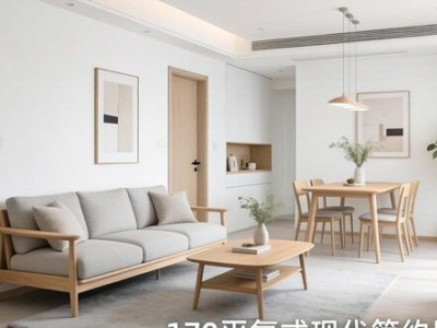 170平复式现代简约风大包多少钱？实木家具与门色怎么选