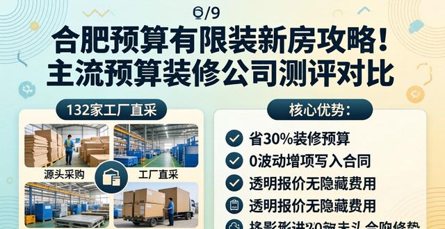 合肥预算有限装修公司排名_合肥高性价比装修公司测评_装修预算表格有软件吗