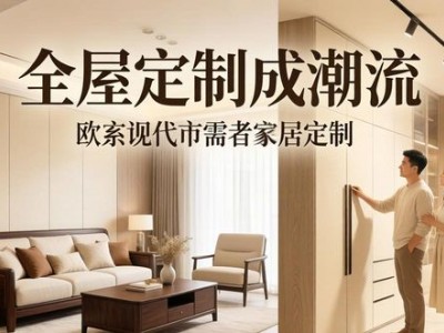 全屋定制成潮流，满足多样需求，适配欧式现代装修风格