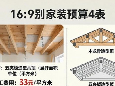 家装预算表excel版：含多功能，助你轻松搞定室内装修预算