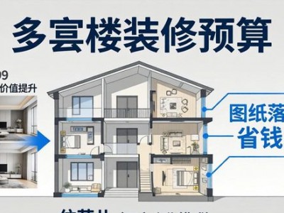 复式楼装修预算别只看设计费，图纸落地率才是省钱关键