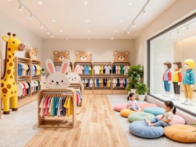 童装店装修风格图片 安全实用又吸睛