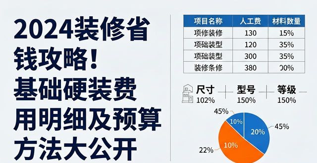 2024年装修费用明细_硬装软装预算分配_装饰装修预算
