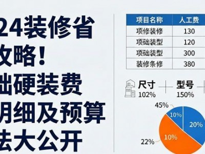 2024装修省钱攻略！基础硬装费用明细及预算方法大公开