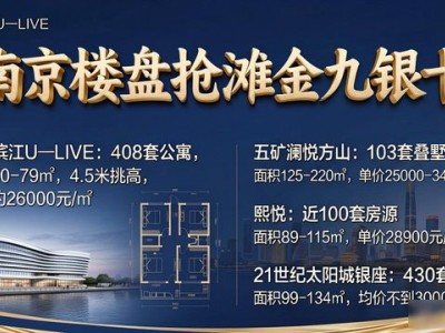 南京楼盘抢滩金九银十，鼓楼滨江新盘中签率仅21.6%