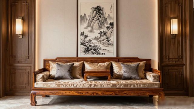 80万新中式装修_中式简约装修风格效果图_全屋温文尔雅设计