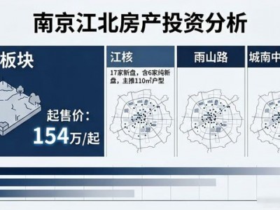 南京各区房价地图出炉！刚需买房必看，江宁最低154万起