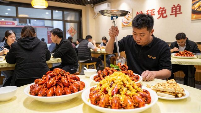盱眙社区老龙虾馆攻略_盱眙本地人吃龙虾推荐_龙虾馆装修风格