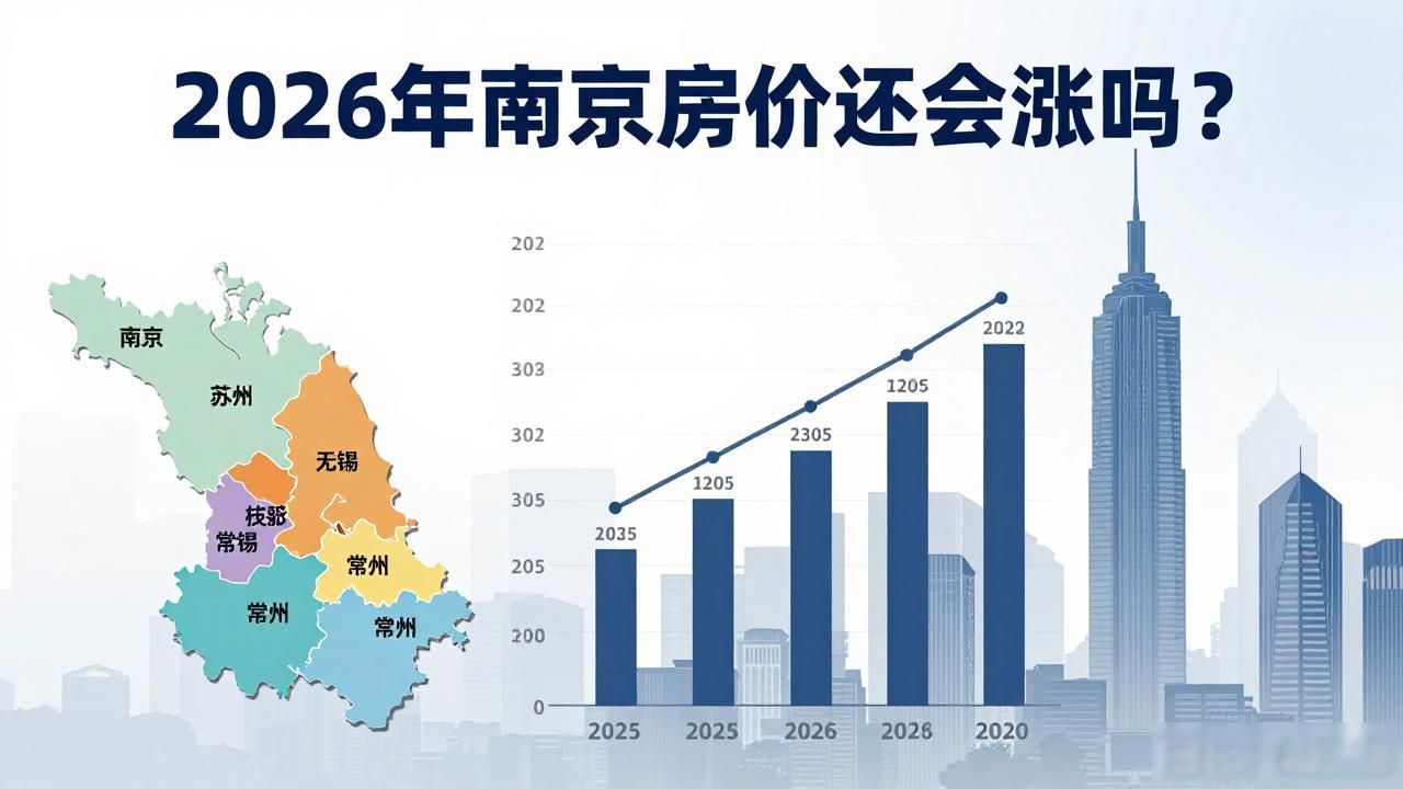 2026年南京房价还会涨吗_江苏2026年房价预测_江苏各城市房价走势分析