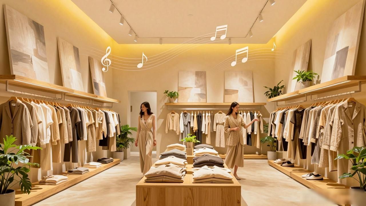 服装店设计要点_服装店的装修风格图_视觉陈列灯光设计