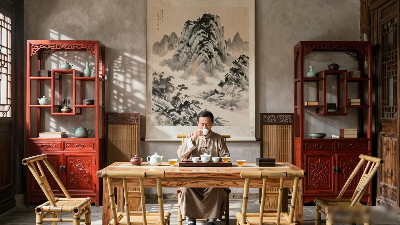 山西中式装修案例_中式客厅设计_中式古典装修风格每平米造价