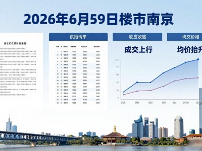 2026南京楼市观察：政策落地，本周供地放量及各区域房价动态