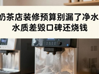 奶茶店装修预算别漏了净水，水质差毁口碑还烧钱