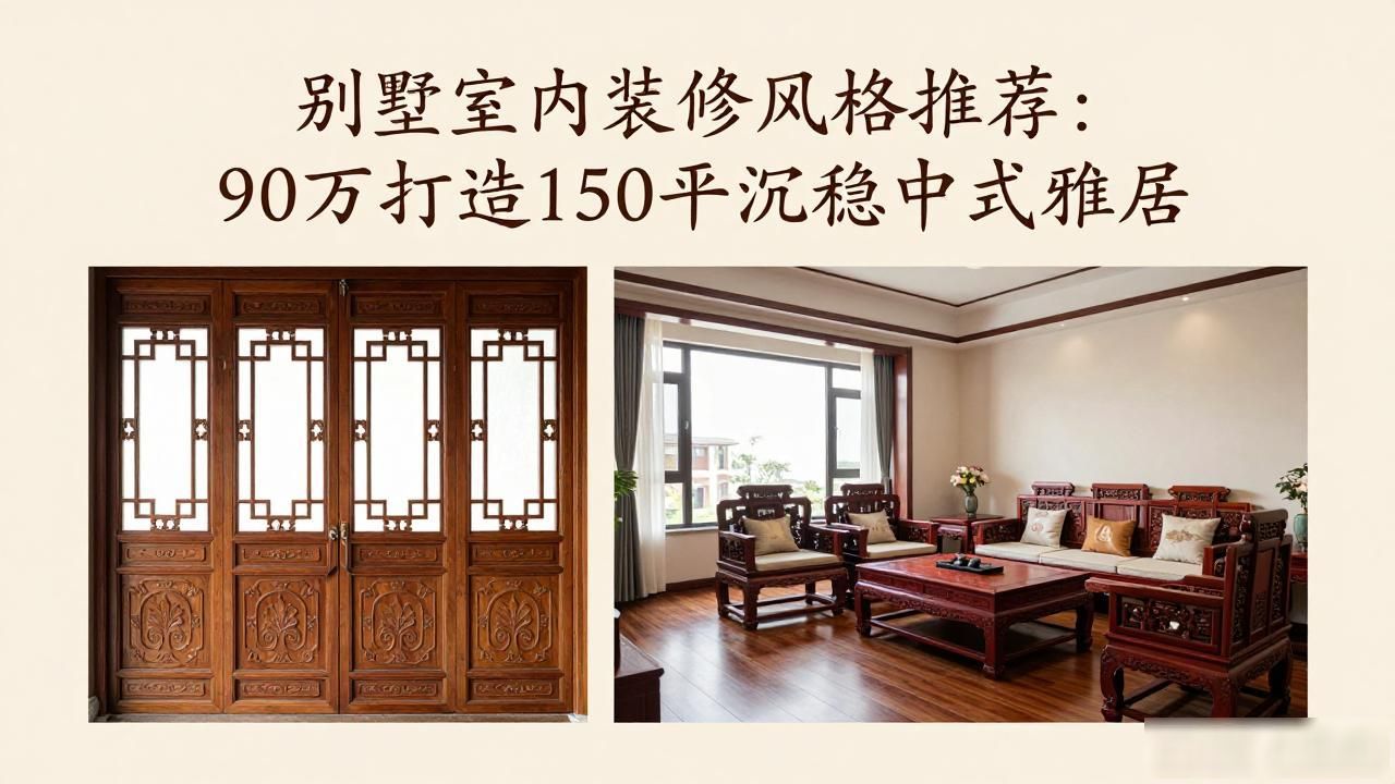 李先振设计师朴实稳重中式装修_历山名郡90W全包四居室中式风格_别墅室内装修风格