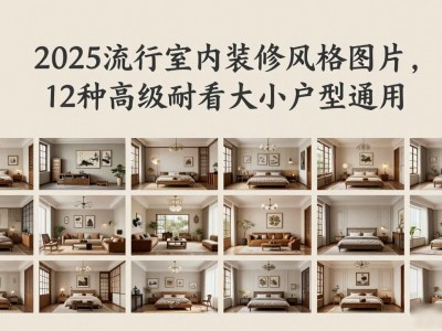 2025流行室内装修风格图片，12种高级耐看大小户型通用