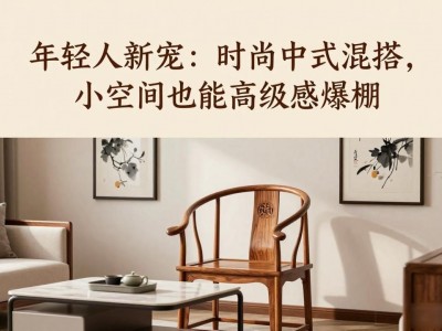 年轻人新宠：时尚中式混搭，小空间也能高级感爆棚