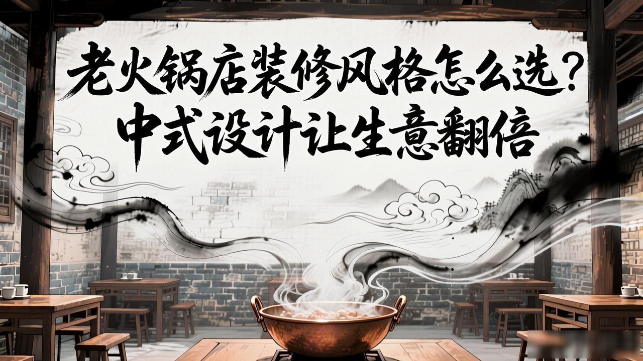 主题鱼火锅店中式装修设计指南_沉浸式用餐体验_老火锅店装修风格