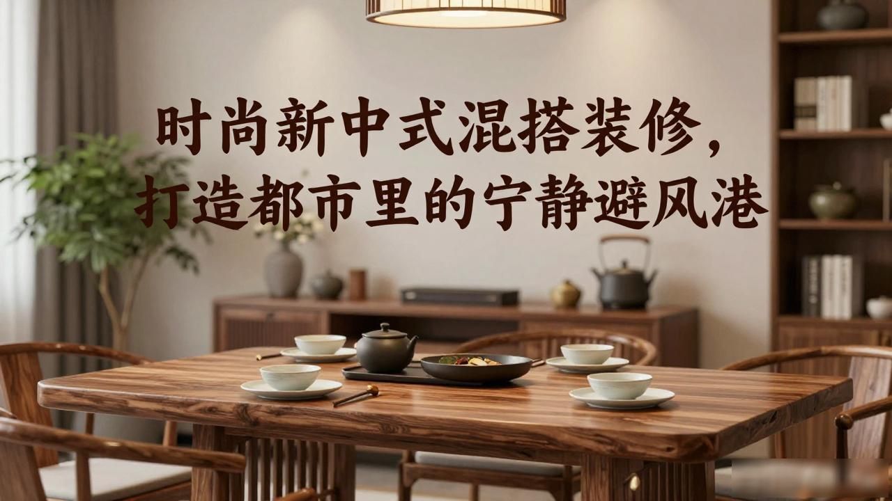 时尚中式装修风格混搭_新中式空间设计理念_新中式装修风格