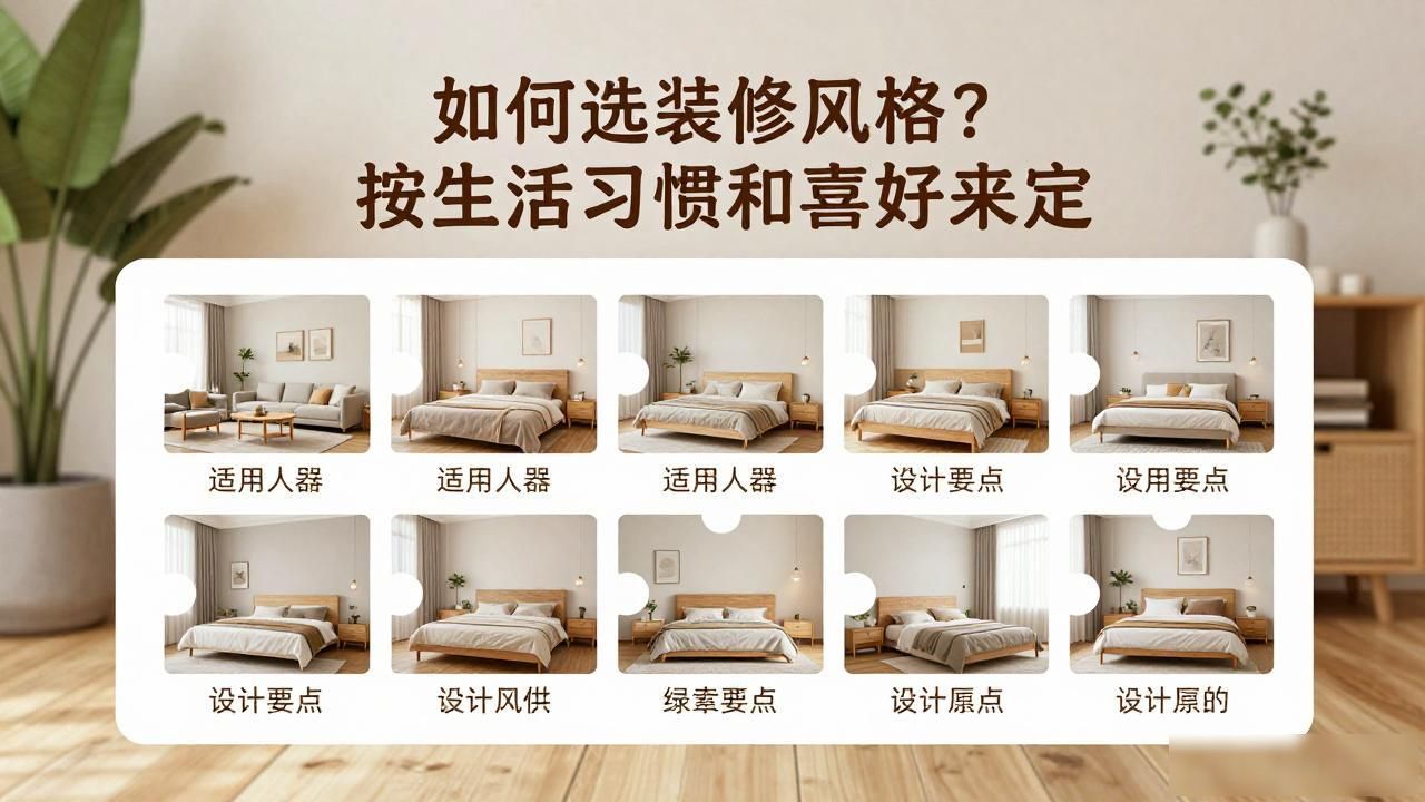 如何选择适合自己的装修风格_装修风格选择_个人喜好生活习惯房屋条件