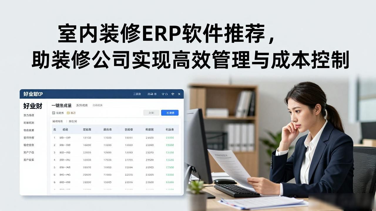 室内装修预算手机软件有那些_室内装修erp软件选择_好业财项目管理功能