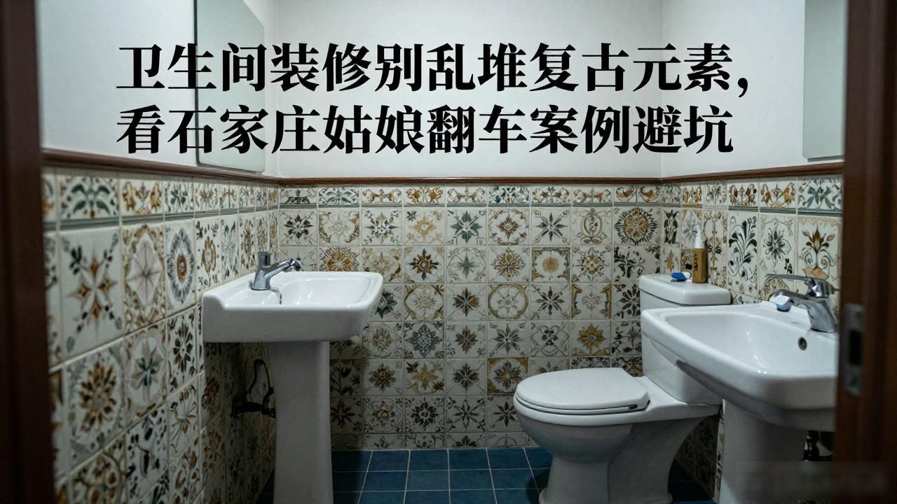 卫生间装修风格效果图_石家庄卫生间装修 复古风格卫生间设计 小空间卫生间改造