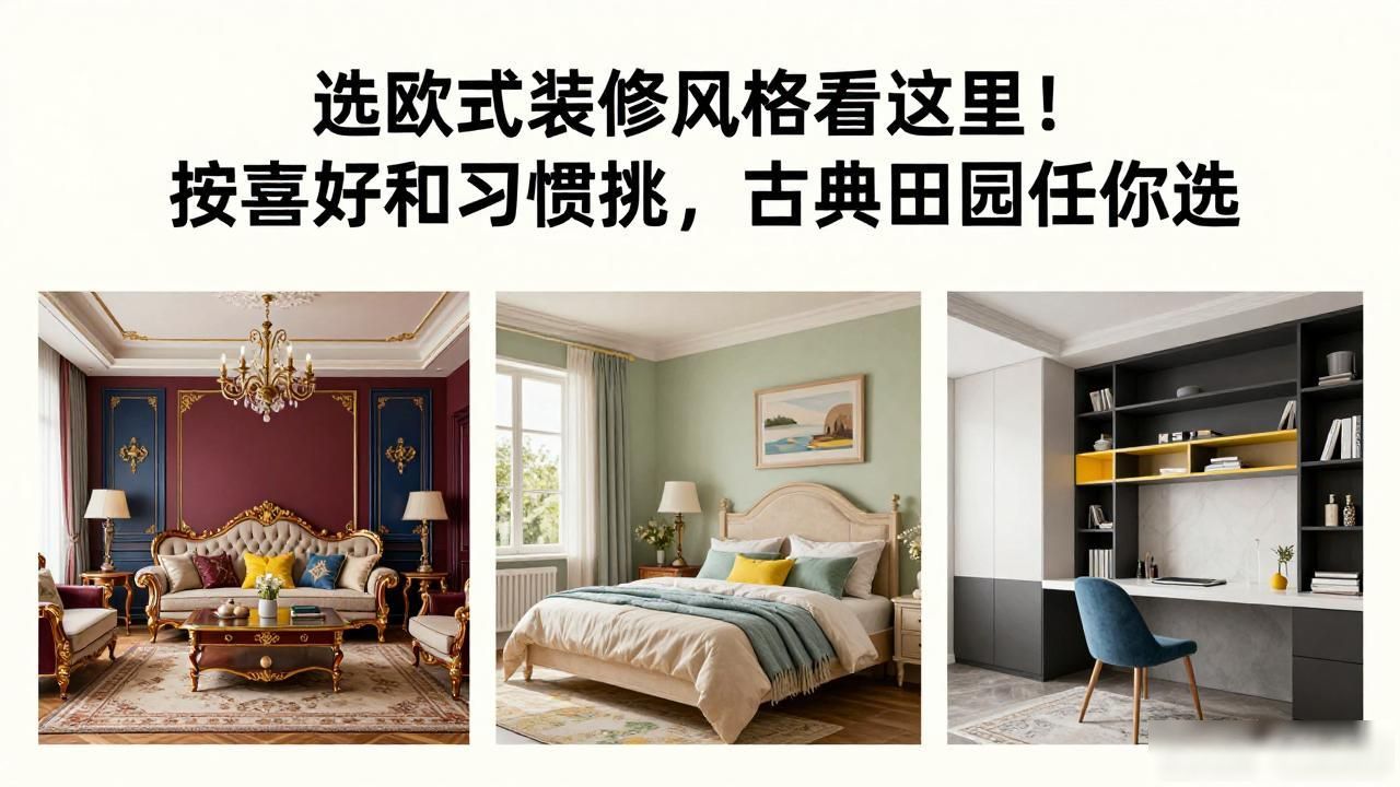 如何选择适合自己的装修风格_欧式别墅设计_欧式装修风格