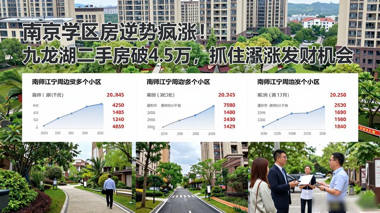 南京河西中学区房价格下降原因_南京房价暴涨发财_南京江宁九龙湖学区房价格走势