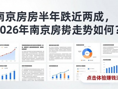 南京房价半年跌近两成，2026年南京房价走势如何？