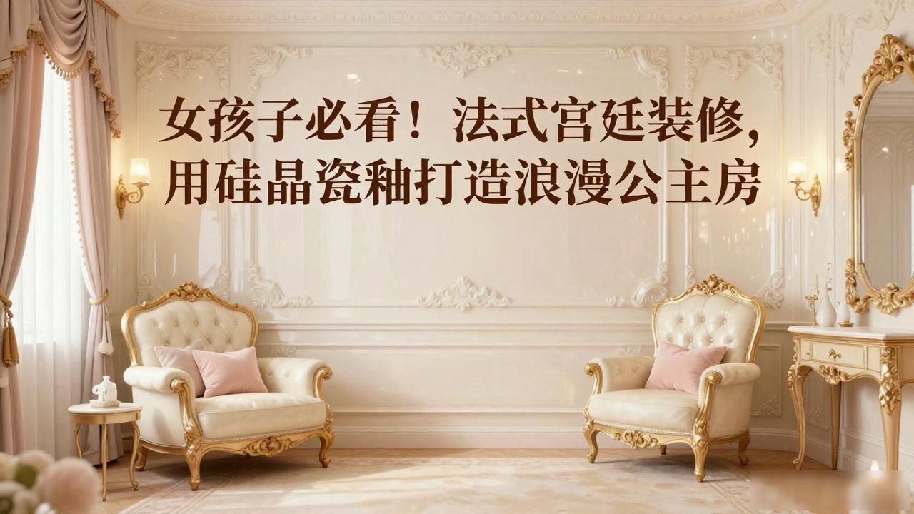 女孩子的宫廷装修风格_硅晶瓷釉打造法式空间_法式风格墙面艺术涂料
