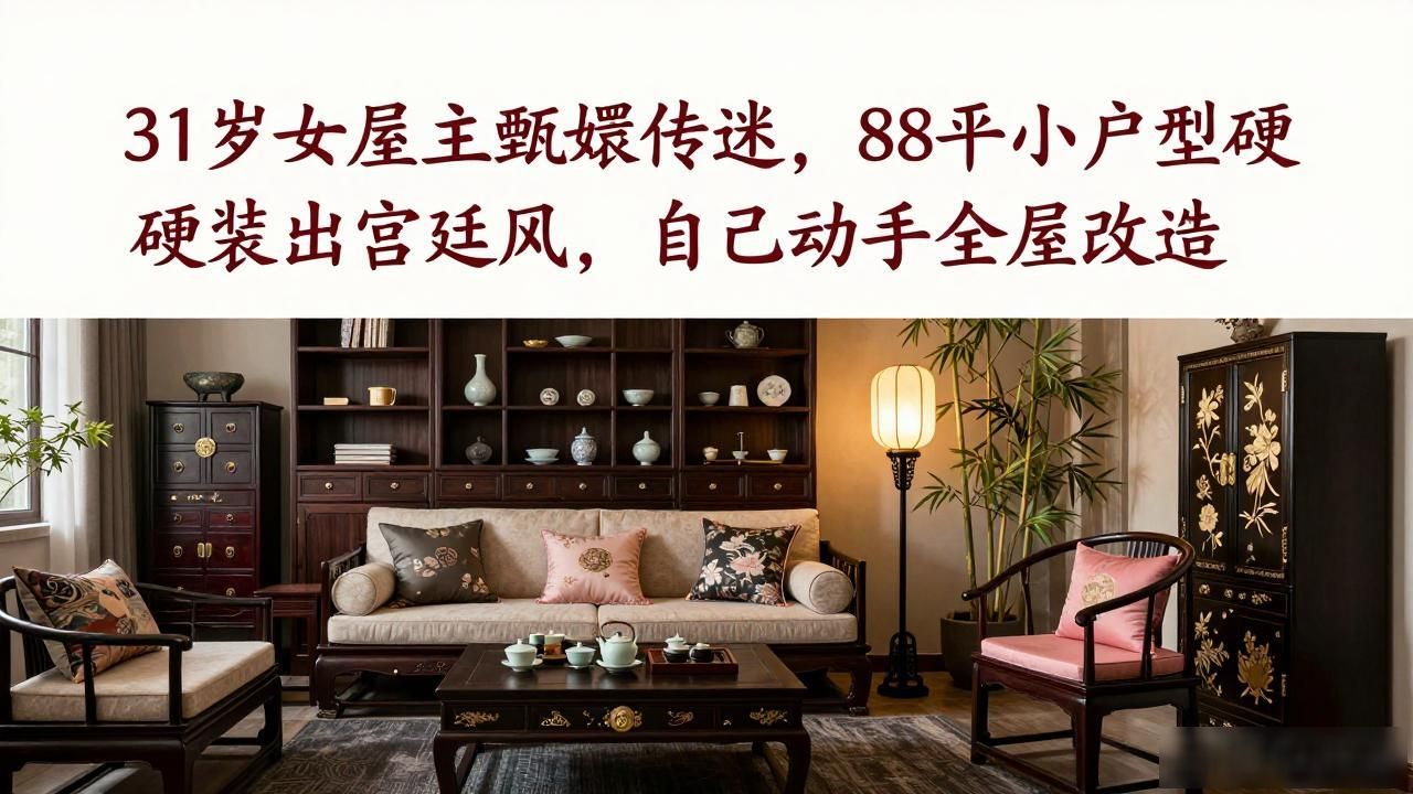 《甄嬛传》死忠粉自己动手装出小户型宫廷感_上海31岁女屋主88平宫廷风装修_女孩子的宫廷装修风格