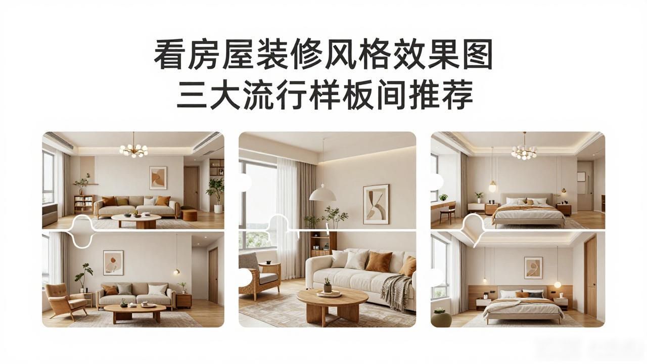 田园风格房子装修样板_房屋装修风格效果图_现代简约房子装修样板