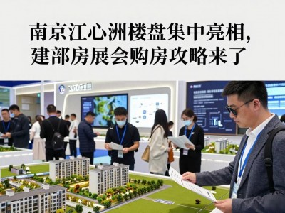 南京江心洲楼盘集中亮相，建邺房展会购房攻略来了