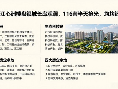南京江心洲楼盘银城长岛观澜，116套半天抢光，均价近3万