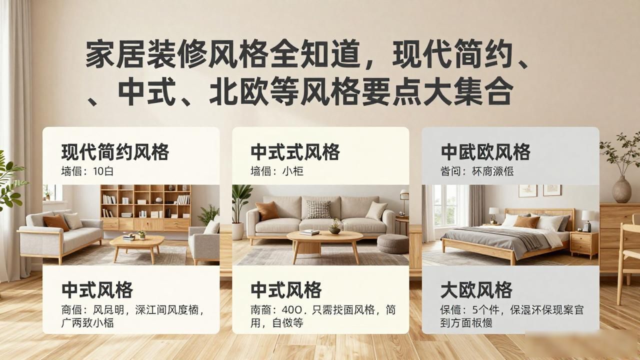 现代简约风格色彩搭配原则 家具选择与布局 照明设计技巧_家居装修风格分类