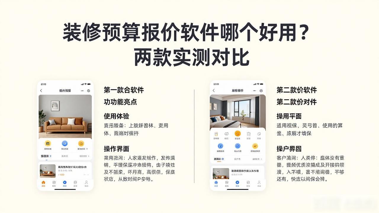 家装设计平台推荐_装修预算软件比较_装修预算报价软件
