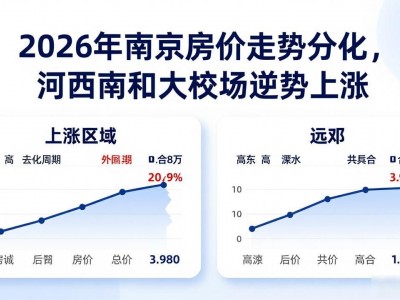 2026年南京房价走势分化，河西南和大校场逆势上涨