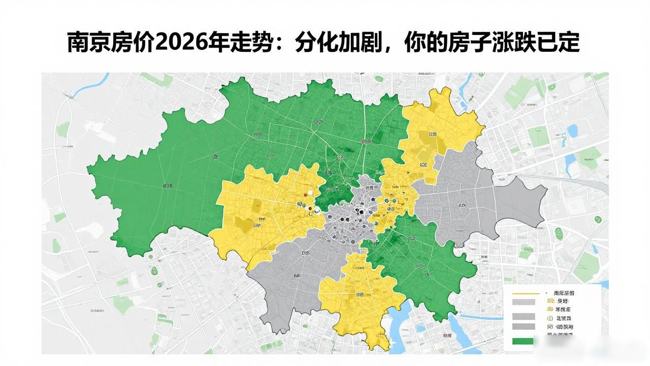 南京核心城区房价预测_南京楼市板块分化_南京房价2026年走势