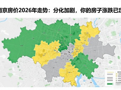 南京房价2026年走势：分化加剧，你的房子涨跌已定