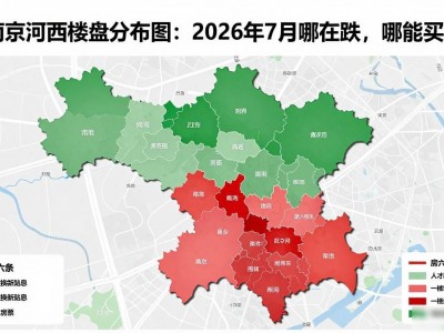 南京河西楼盘分布图：2026年7月哪在跌，哪能买？