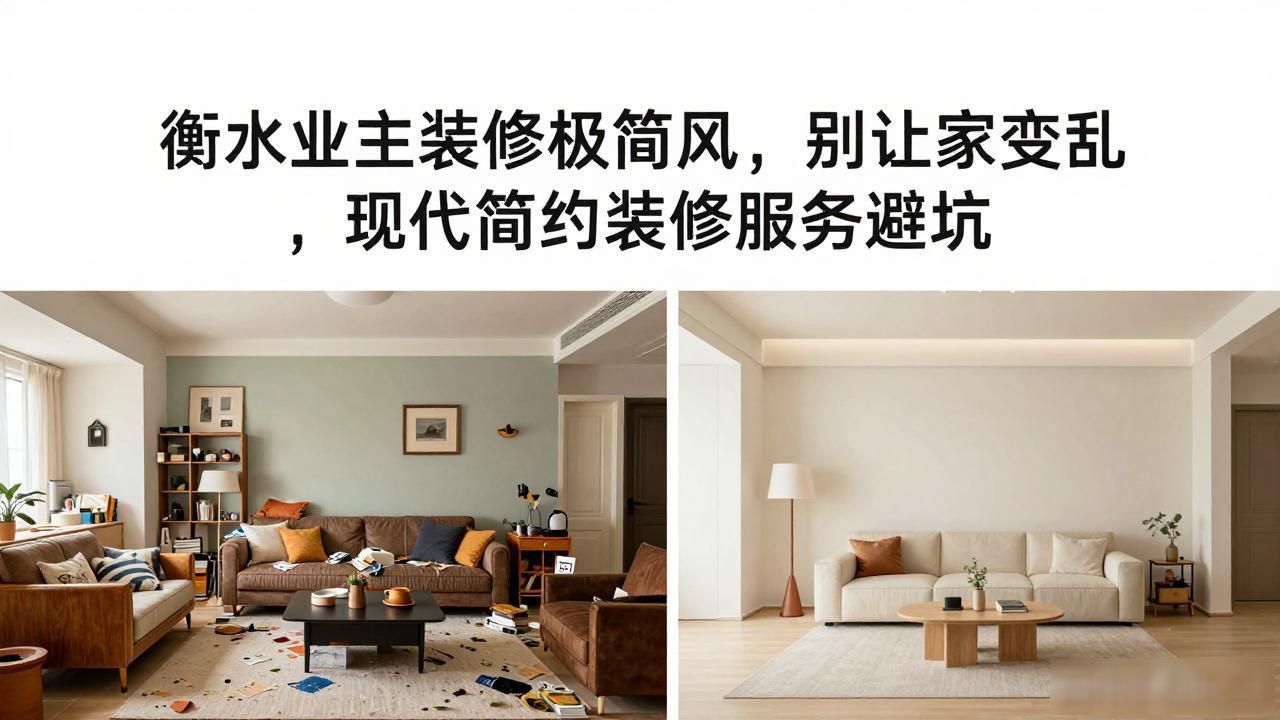 避开极简装修翻车误区_衡水极简装修设计_现代简约装修风格服务