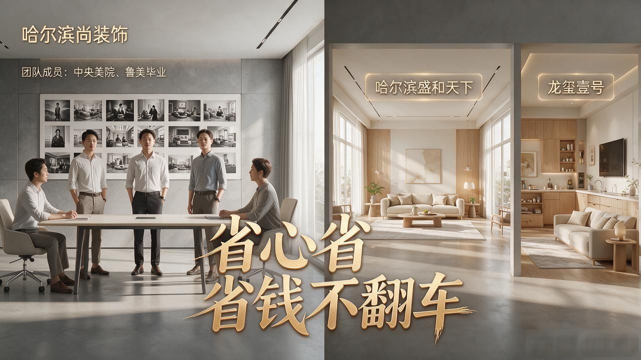 哈尔滨装修搭配哪家权威_哈尔滨为尚装饰设计有限公司_现代简约装修风格服务
