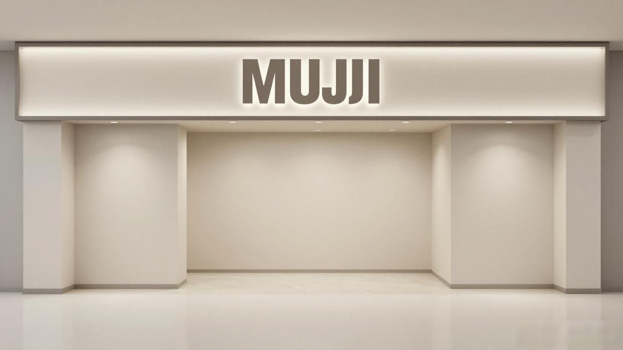 吉之岛超市装修风格_MUJI店面装修_大范围使用直线